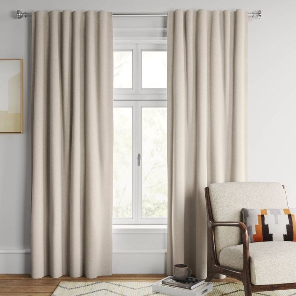 Threshold - 1pc 50"x84" Blackout Aruba Window Curtain Panel Br Brown - Picture 2 of 4